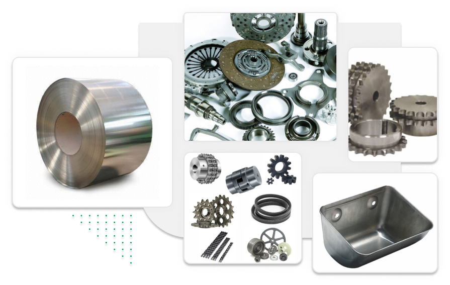 Spares as per your industrial requirements